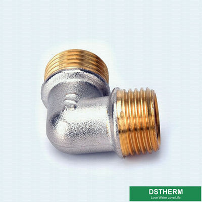 Double Male Threaded Elbow Screw Fittings Compression Brass Fittings Pex Fittings For Pex Aluminum Pex Pipe