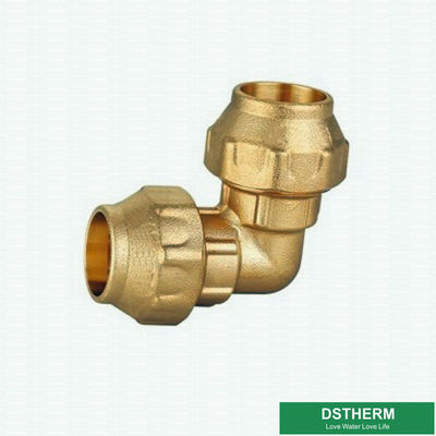 Female Wall Plated Threaded Elbow Screw PE Fittings Brass  PE Compression Fittings Pex Fittings For Pex Aluminum PE Pipe