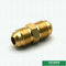 45 Degrees Brass Angle Flare Fitting Equal Threaded Union Coupling Pipe Fittings For Gas Use