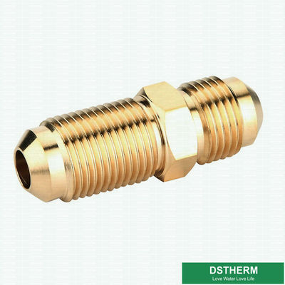 Sae 45-Degree Male Threaded Coupling Nipple Pipe Fitting Copper Pipe Flare Fitting