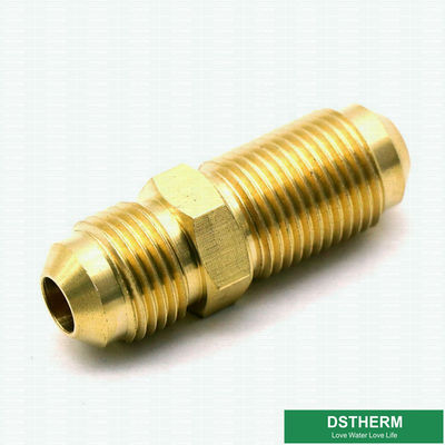 Sae 45-Degree Male Threaded Coupling Nipple Pipe Fitting Copper Pipe Flare Fitting