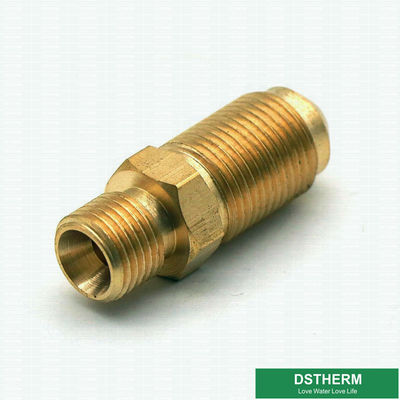 Sae 45-Degree Male Threaded Coupling Nipple Pipe Fitting Copper Pipe Flare Fitting