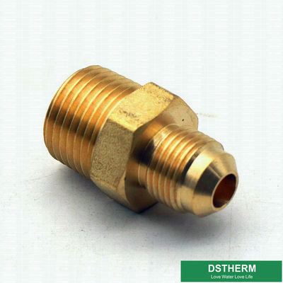 45 Degrees Brass Flared Fittings Male Thread Reducer Coupling C37700