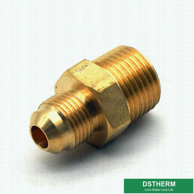 45 Degrees Brass Flared Fittings Male Thread Reducer Coupling C37700