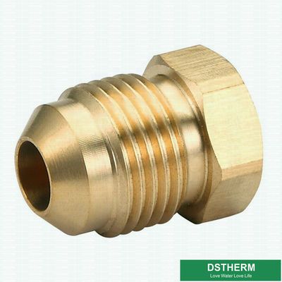 NPT Threaded Flare Fittings Male Threaded C37700 Brass Flare Fitting Flare Long Pipe Plug Fittings