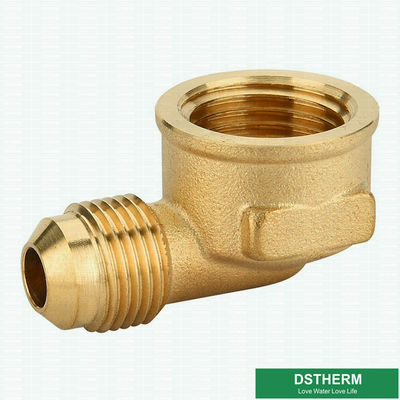 Male Female Elbow Brass Flared Fittings Heating Forged Brass Hose Fittings