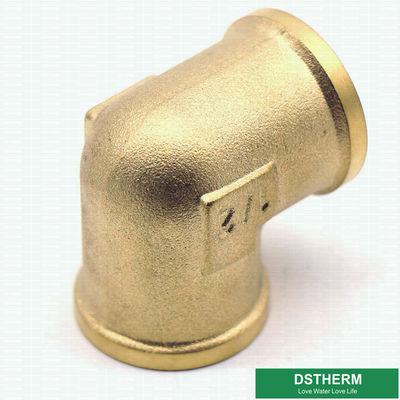 Brass Color Customized Double Female Threaded Brass Elbow With Best Prices Pipe Fittings