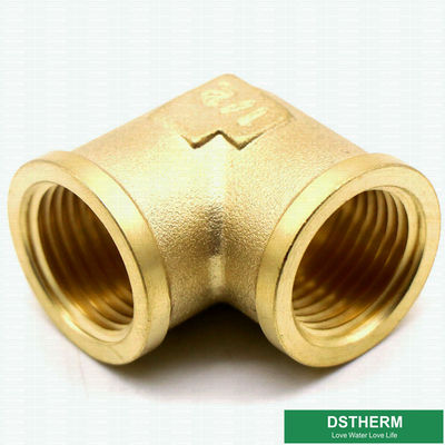 Brass Color Customized Double Female Threaded Brass Elbow With Best Prices Pipe Fittings