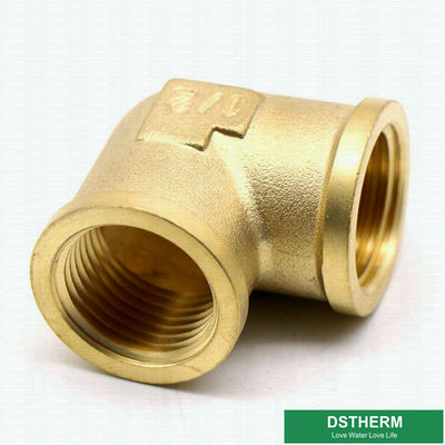 Brass Color Customized Double Female Threaded Brass Elbow With Best Prices Pipe Fittings