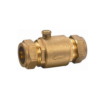 BSP Thread Soft Seal Brass Swing Straight Check Valve