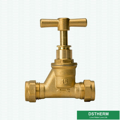 Garden Two Ways Water Pipe Brass Stop Cock Valve Customized Heavier Type Strong Quality Stop Cock Valve