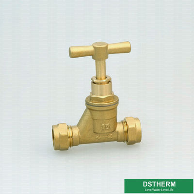 Garden Two Ways Water Pipe Brass Stop Cock Valve Customized Heavier Type Strong Quality Stop Cock Valve