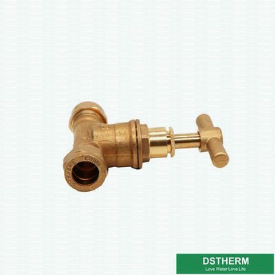 Garden Two Ways Water Pipe Brass Stop Cock Valve Customized Heavier Type Strong Quality Stop Cock Valve