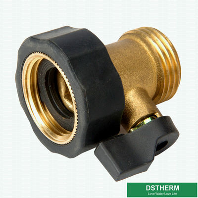 Customized Garden Hose Pipe Shut Off Valve Garden Brass One Way Water Hose Connector