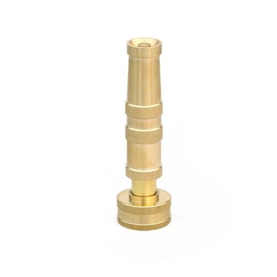 Customized Garden Hose Pipe Shut Off Valve Garden Brass Power Water Twist Hose Nozzle Sprinkler