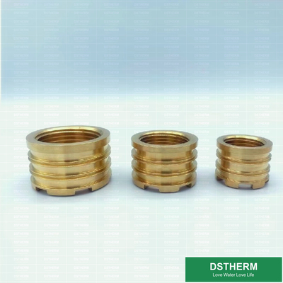 BSPT CW617N Male Brass Threaded Inserts For Ppr Fittings