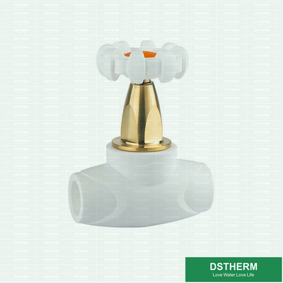 Soft Seal Type Plastc PPR Concealed Gate Valve For Heat Insulation