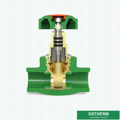 PPR Brass Seal Type Concealed Gate Stop Valve For Cold Hot Water Control