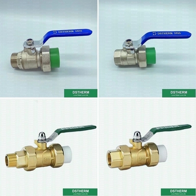 Strong Union Fast Flow Ball Valve With Brass Plastic Female Connector