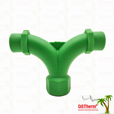 PPR Type Y Tee For Piping System S2.5 High Durability South American Model Customized
