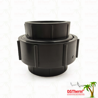 Ppr Black Plastic Union For Piping System Customizable Durability Chemical Resistance
