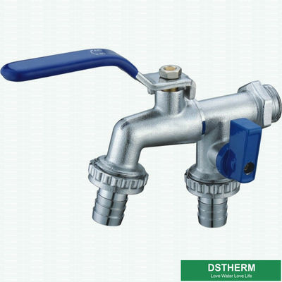 1/2 3/4  Wall  Steel Handle Lockable Garden Hose Outside Water Brass Bibcock  Customized Logo
